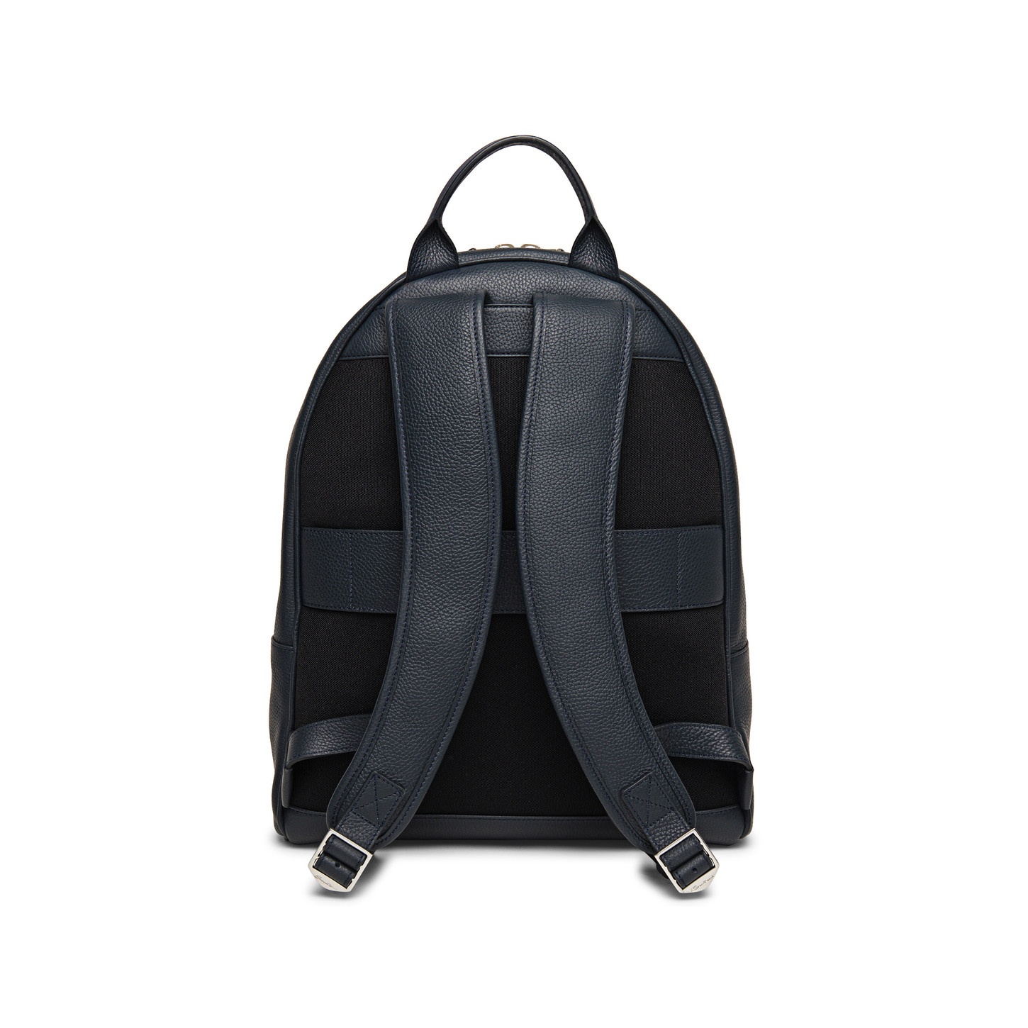Blue tumbled leather backpack - 2
