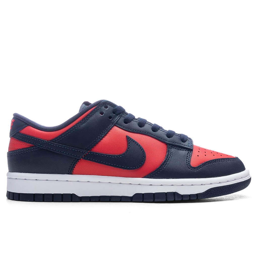 DUNK LOW RETRO - UNIVERSITY RED/OBSIDIAN/WHITE - 1