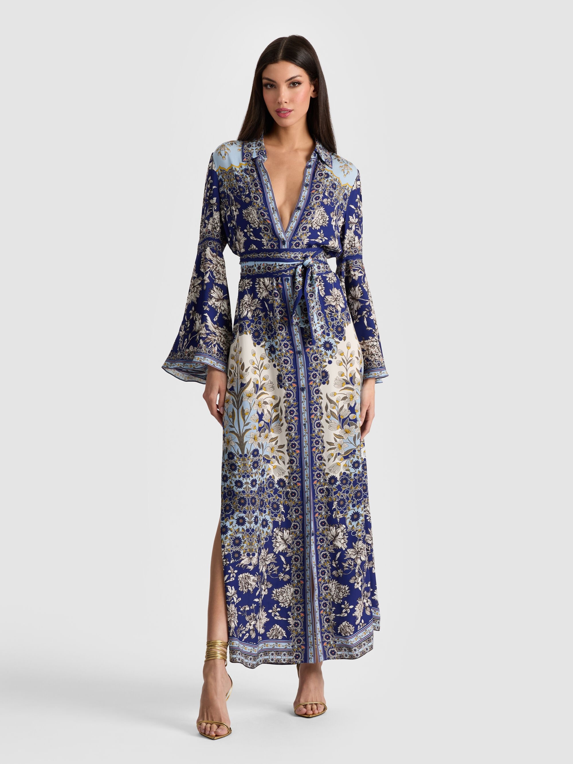 CHASSIDY BELL SLEEVE DRESS - 2