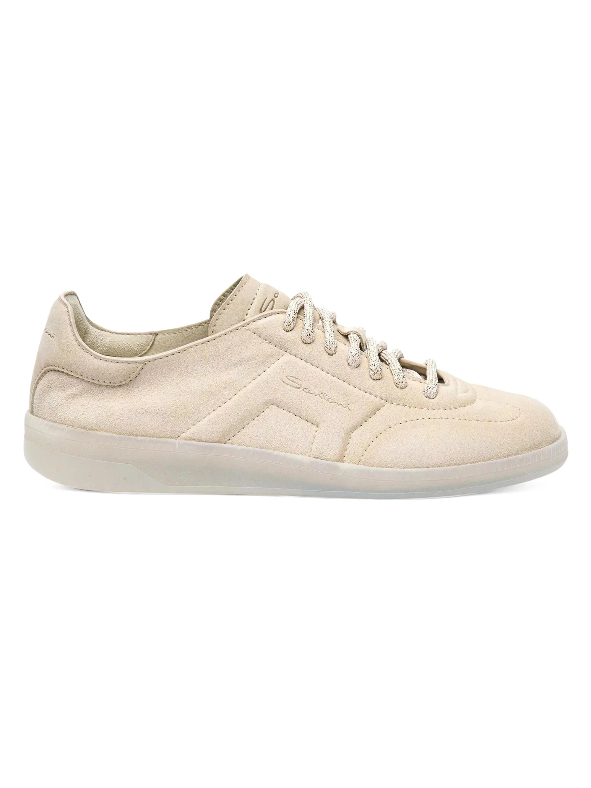 Women's Oly Suede Low-Top Sneakers - Beige - 1