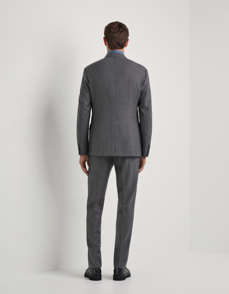 GRAY PURE WOOL SUIT 5