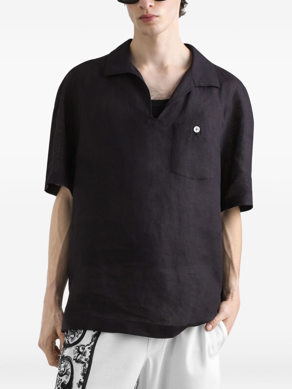 linen T-shirt - 3