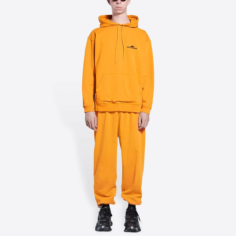 Balenciaga Year Of The Tiger Hoodie Medium Fit 'Orange' 600583TLVI67702 - 3