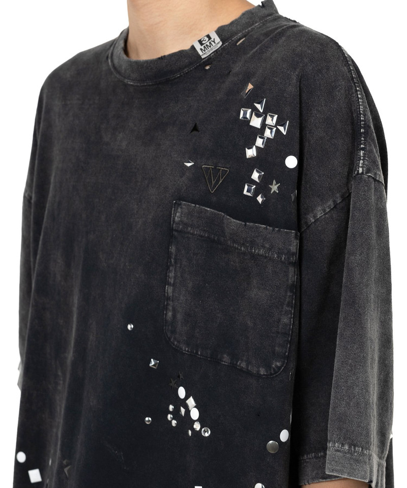 Embellished Bleached T-shirt 7