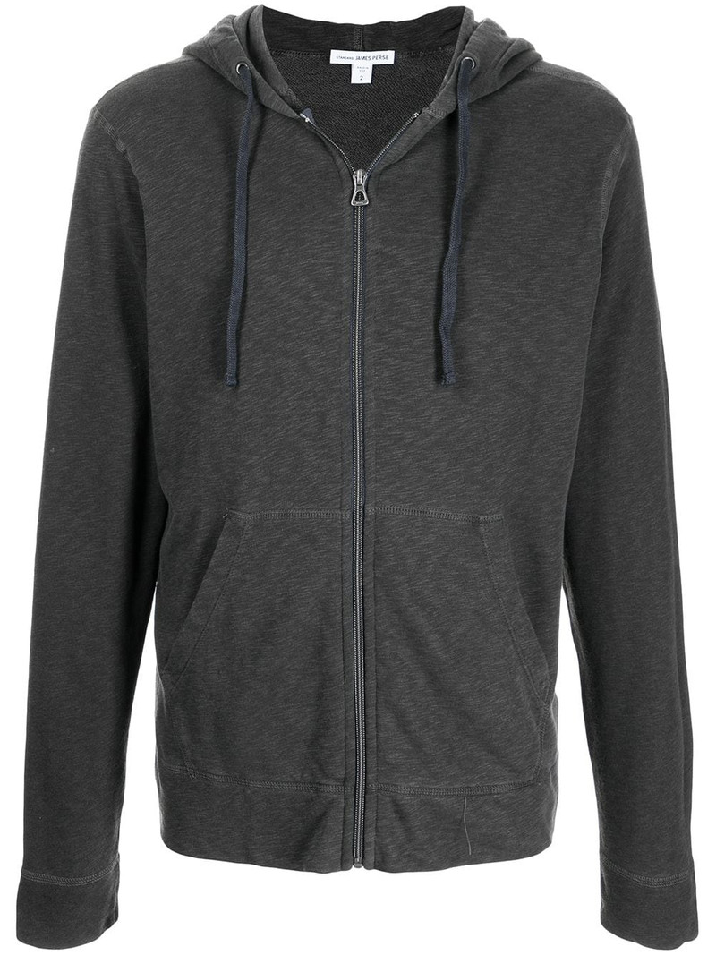 zipped-up fleece hoodie 1