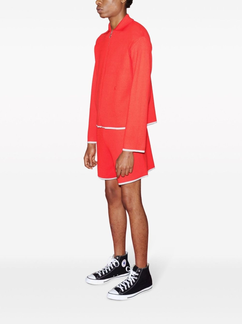 ROSETTA GETTY x Violet Getty zip-up cardigan outlook