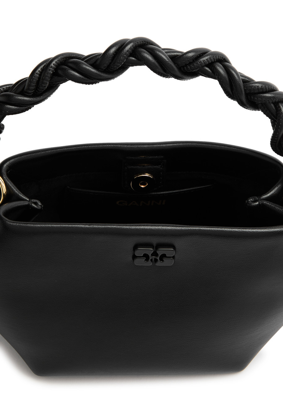 Ganni Bou Mini Leather top Handle bag - 4