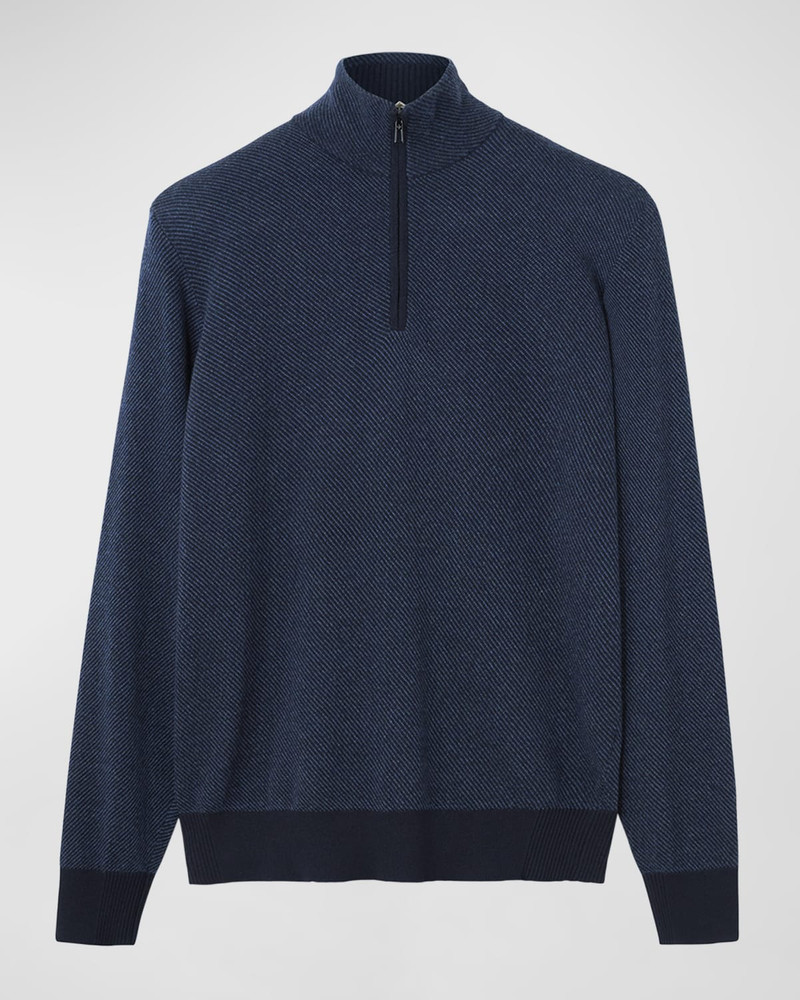 Men's Roadster 1/4-Zip Cashmere Sweater 1