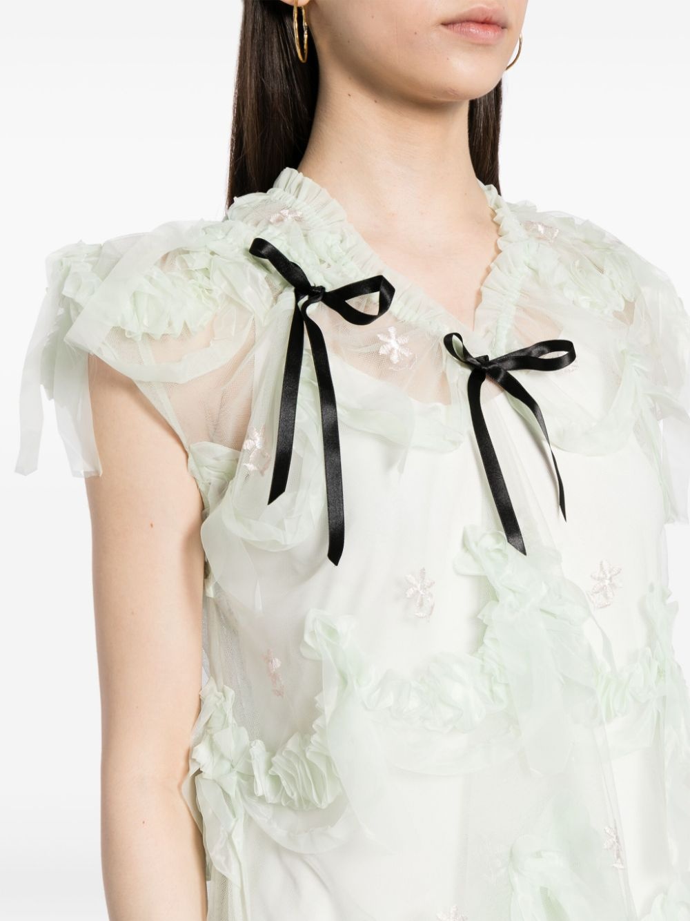 Shoulder Bite Sack tulle dress - 5