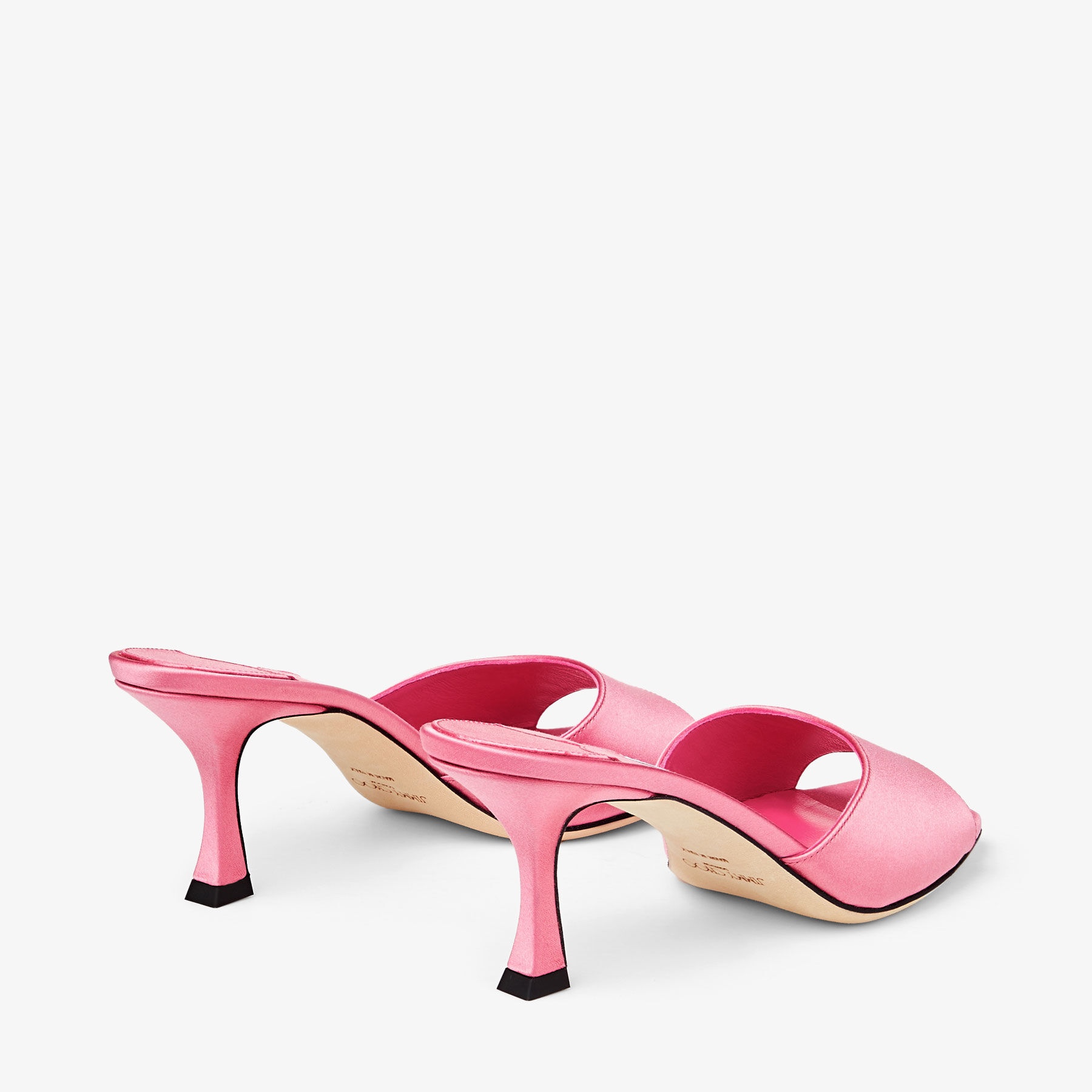 Val 70
Candy Pink Satin Mule Sandals - 5