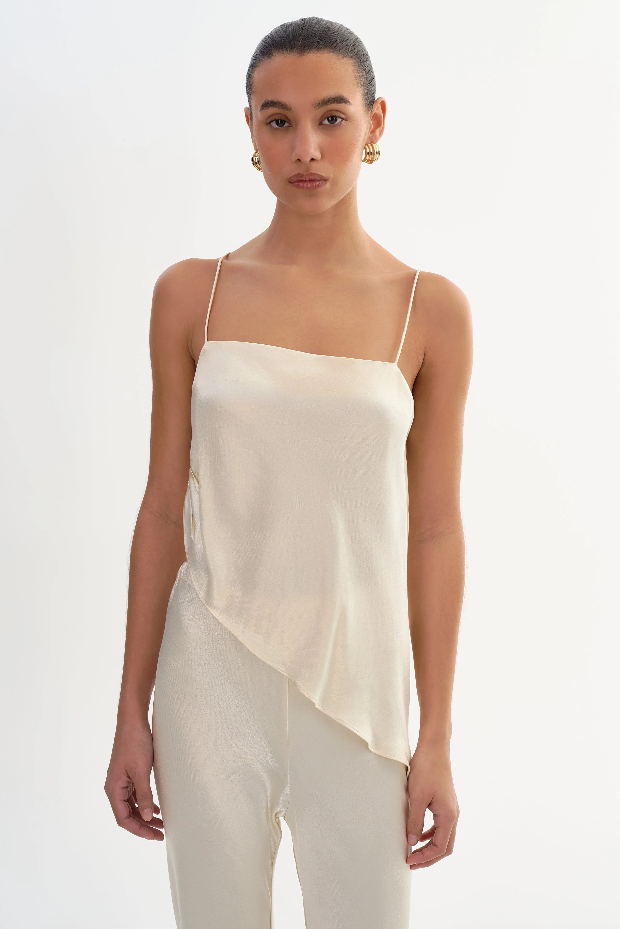 SOLANGE | Asymmetric Satin Cami - 1