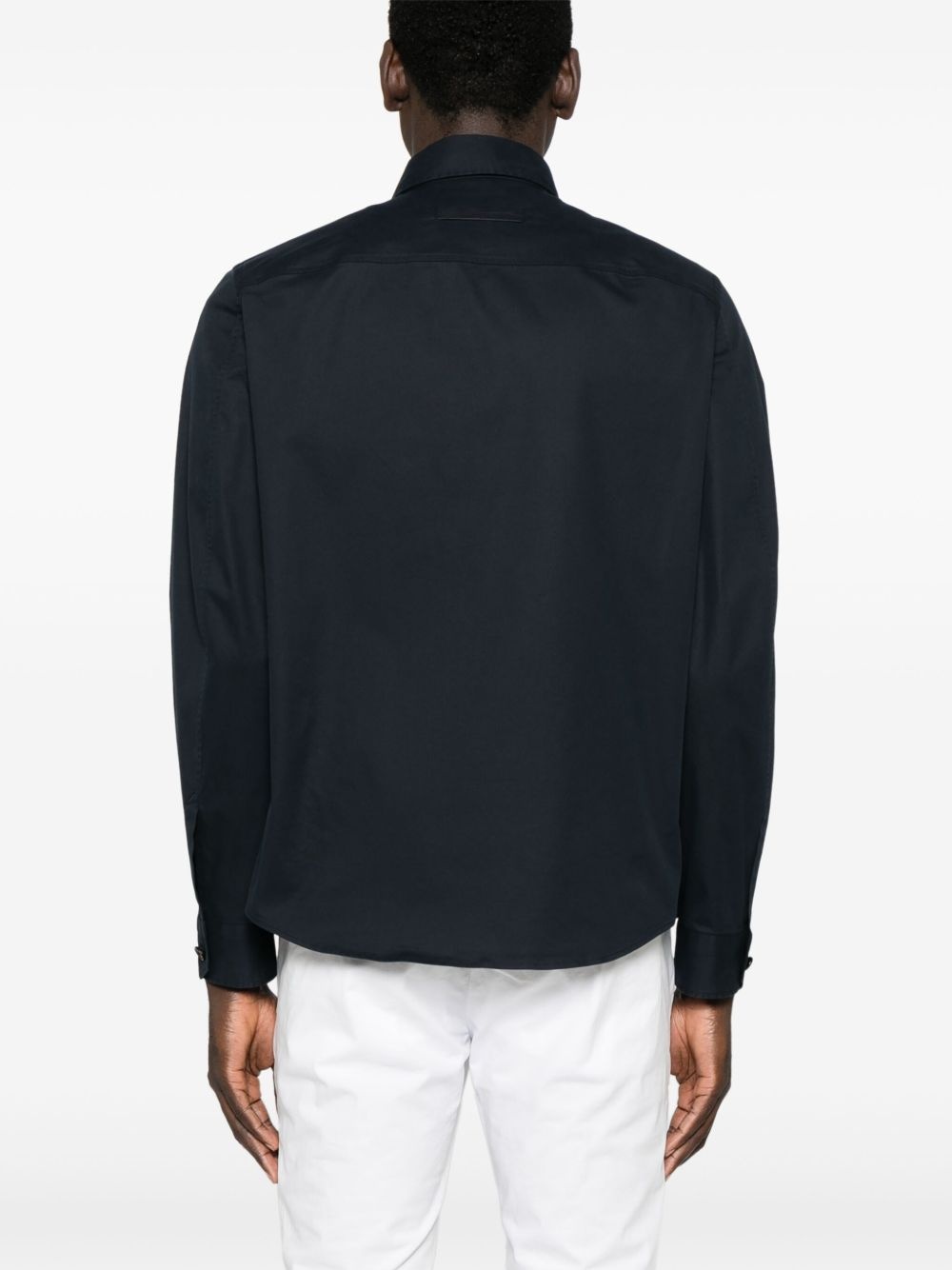 gabardine-weave shirt - 4