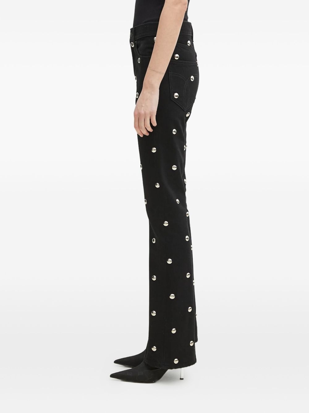 embellished flared jeans - 3