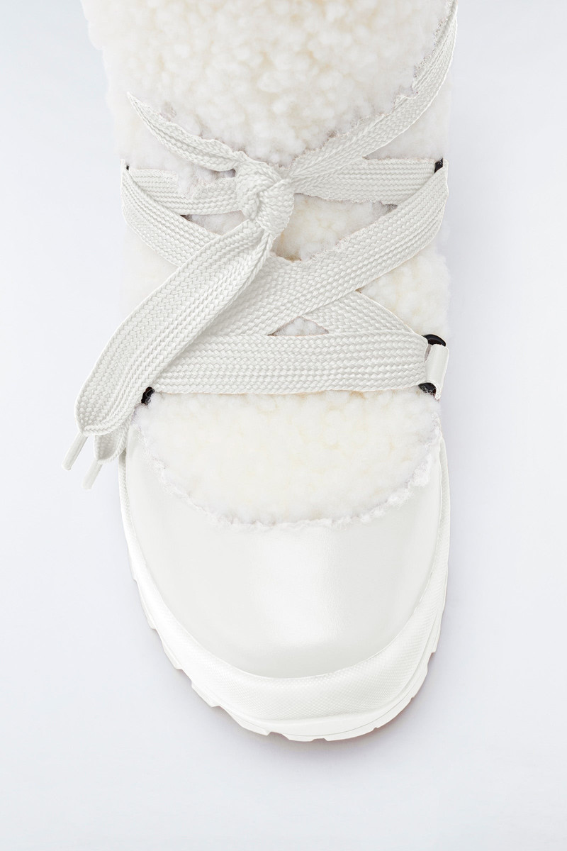 CONQUER shearling ankle boot for women 6