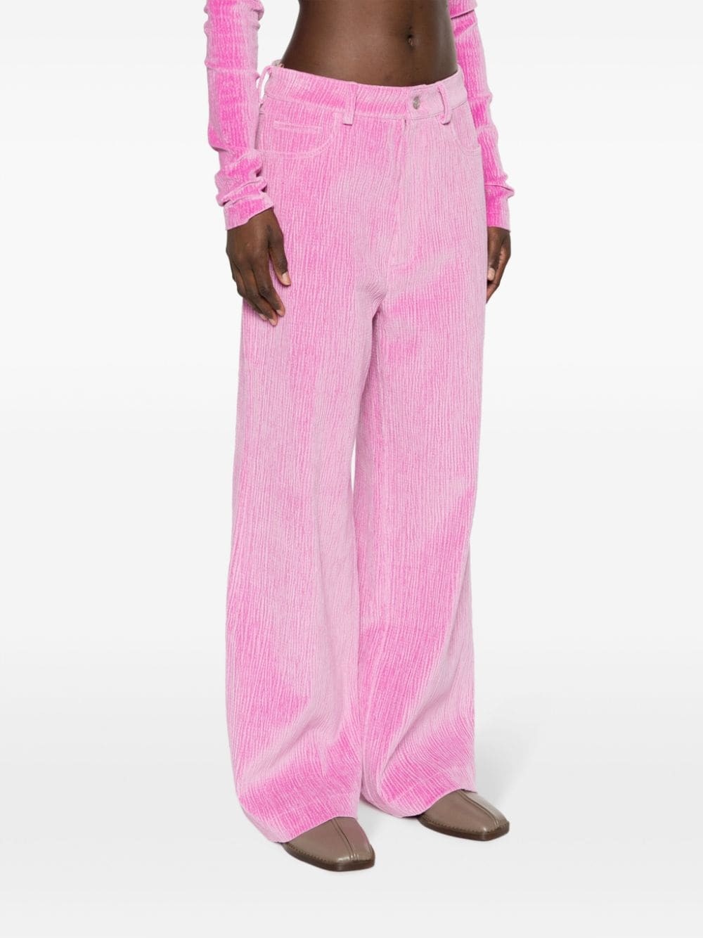 Josine velvet cotton trousers - 3