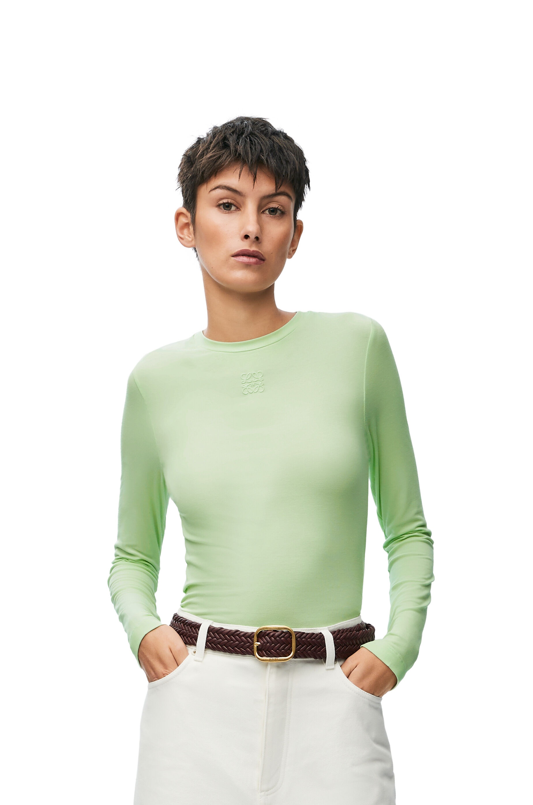 Long sleeve top in modal - 3