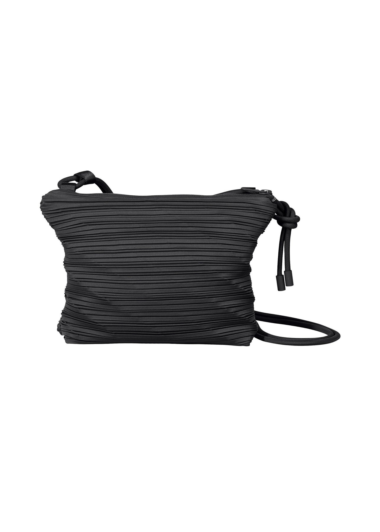 Black Pleats large technical-pleated tote bag, Pleats Please Issey Miyake