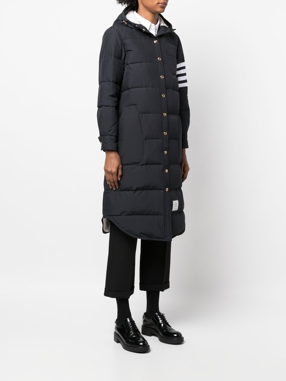 4-Bar hooded padded coat - 3