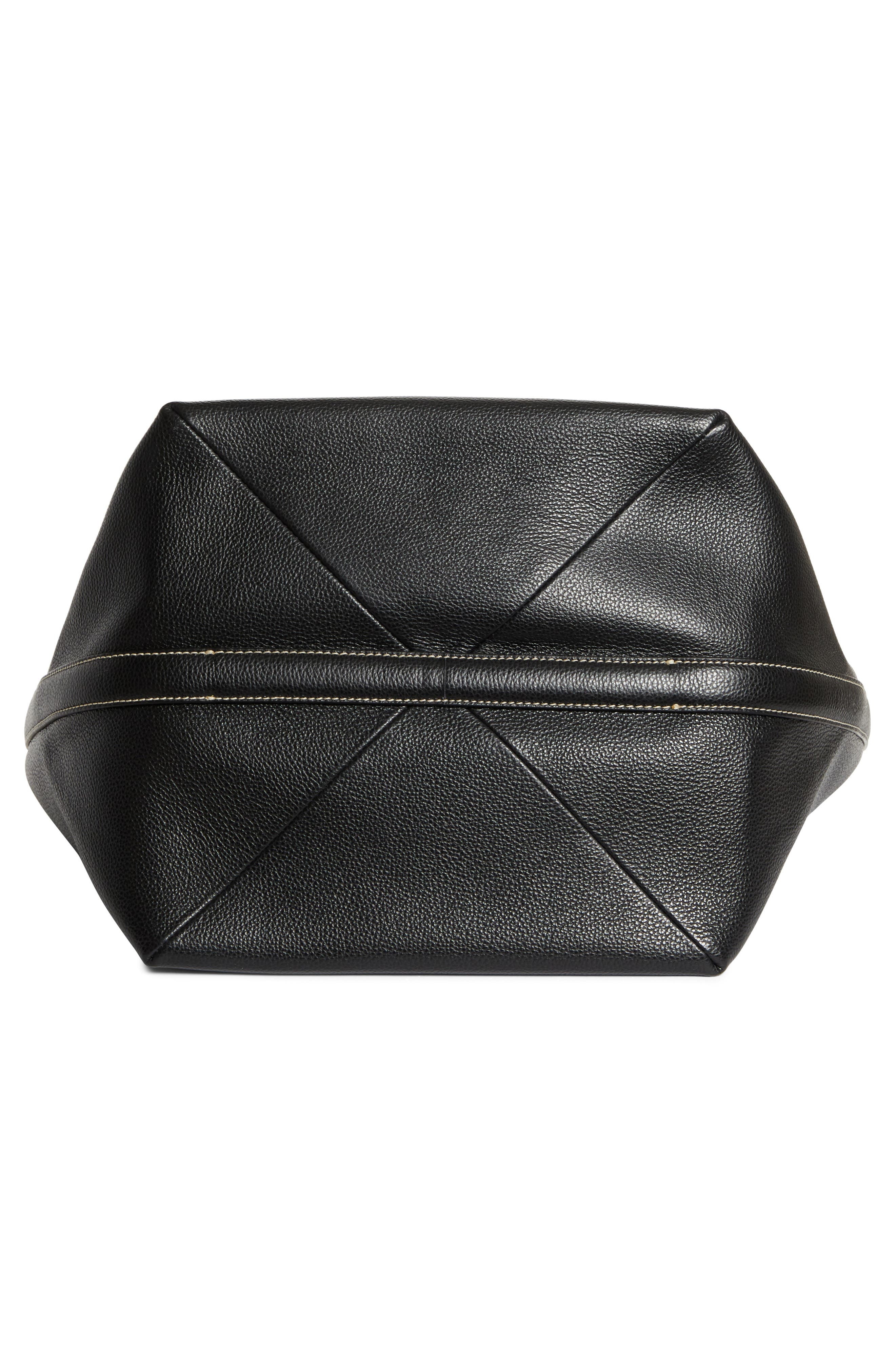 TOTEME Leather Tote in Black at Nordstrom - 7