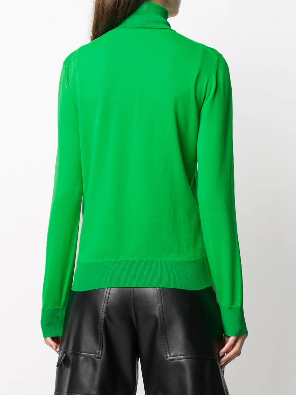 turtleneck long-sleeve jumper - 4