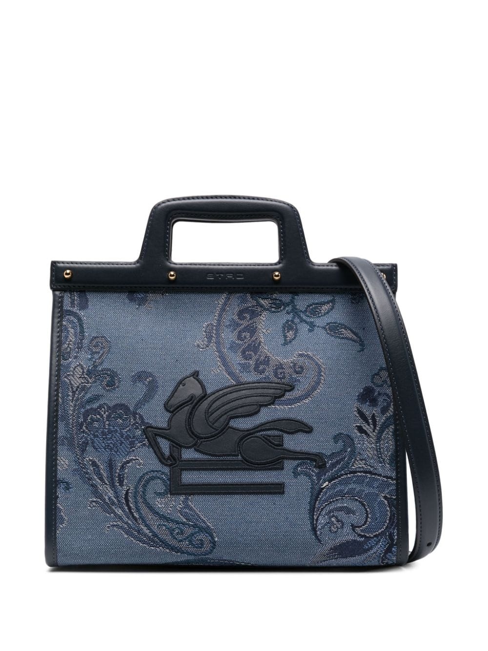 Pegaso-motif tote bag - 1