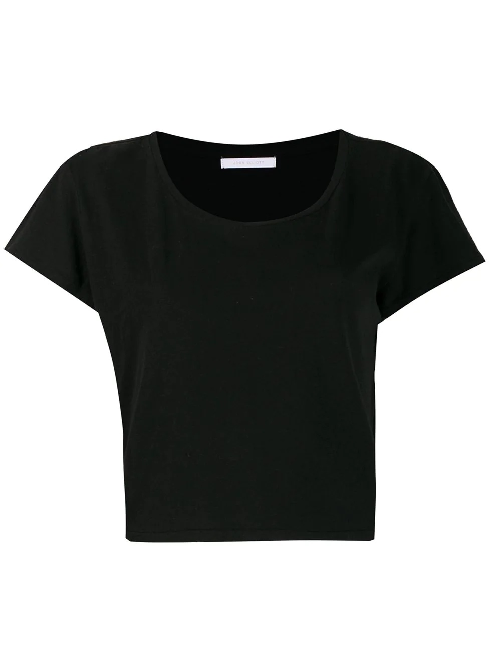 jersey cropped T-shirt - 1