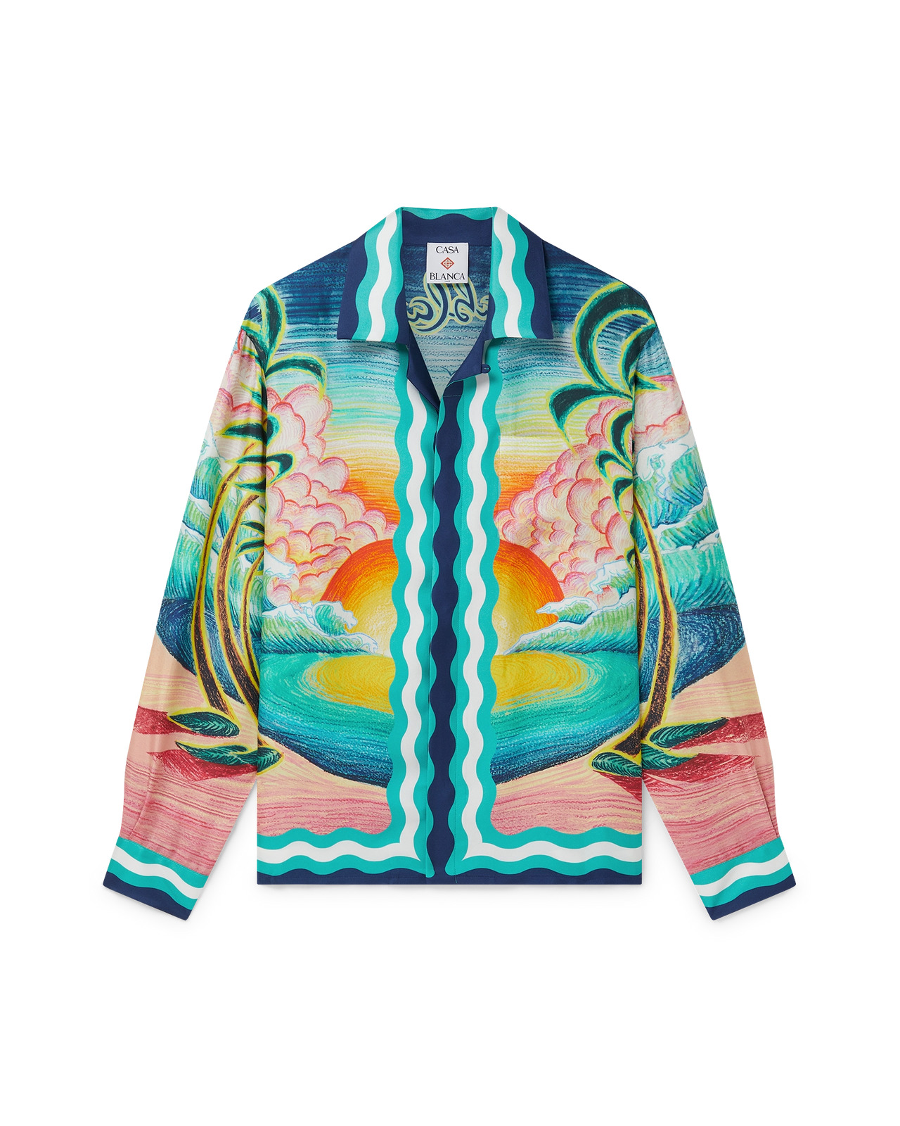 Danse De La Mer Silk Shirt | Casablanca Paris - 1