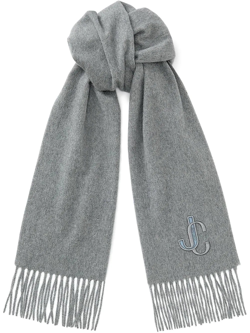 Charles logo-embroidered scarf - 3