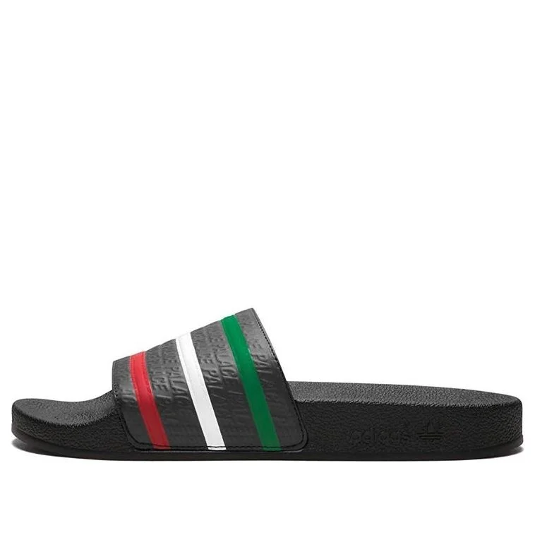Palace x adidas Adilette Black Slippers B41582 - 1