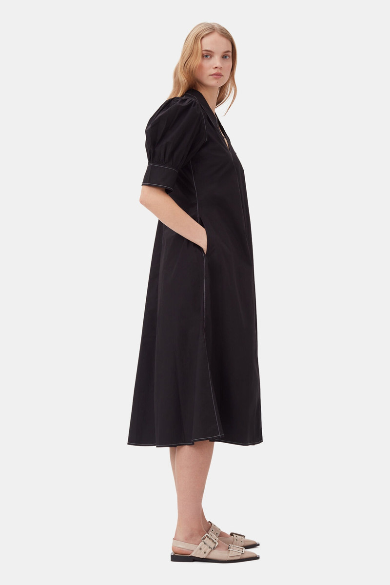 GANNI GREY FEMININE BUCKLE BALLERINAS outlook