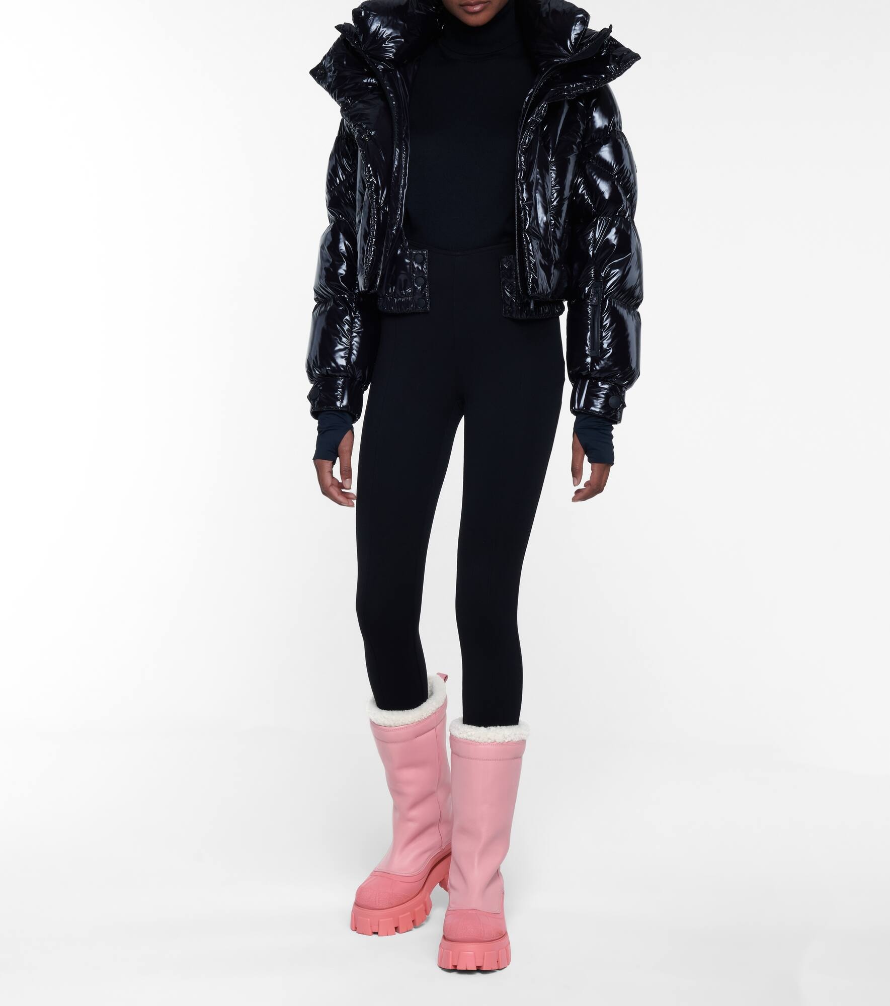 Monolith shearling-lined leather boots - 2