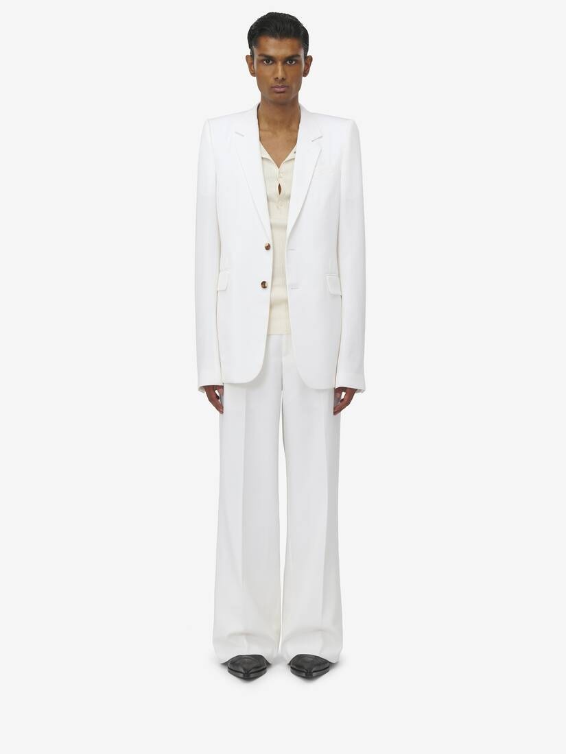 Low Rise Tailored Trousers - 3