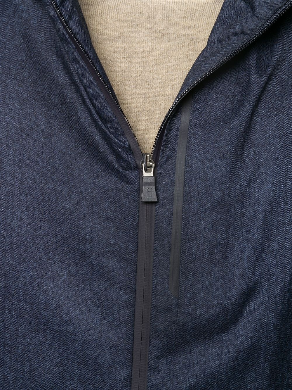 hooded zip-up jacket - 5