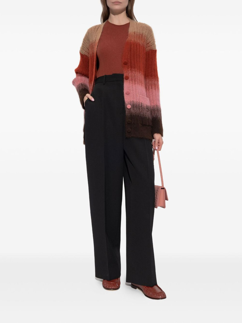 FENDI ruffled-hem top outlook