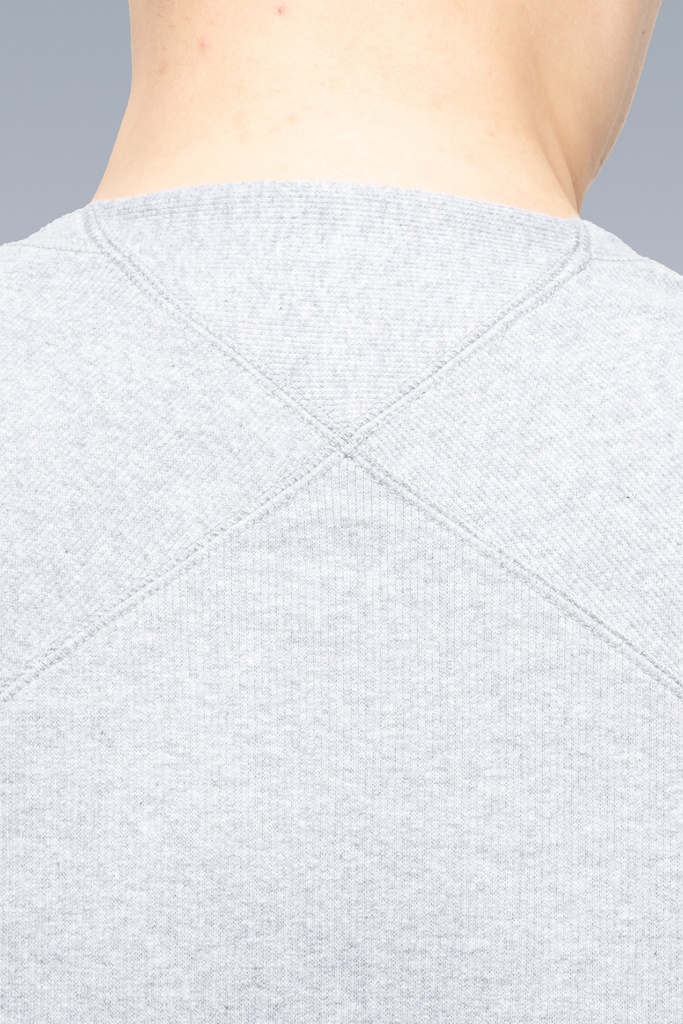 S27-PR Cotton Rib Longsleeve Shirt Gray Melange - 33