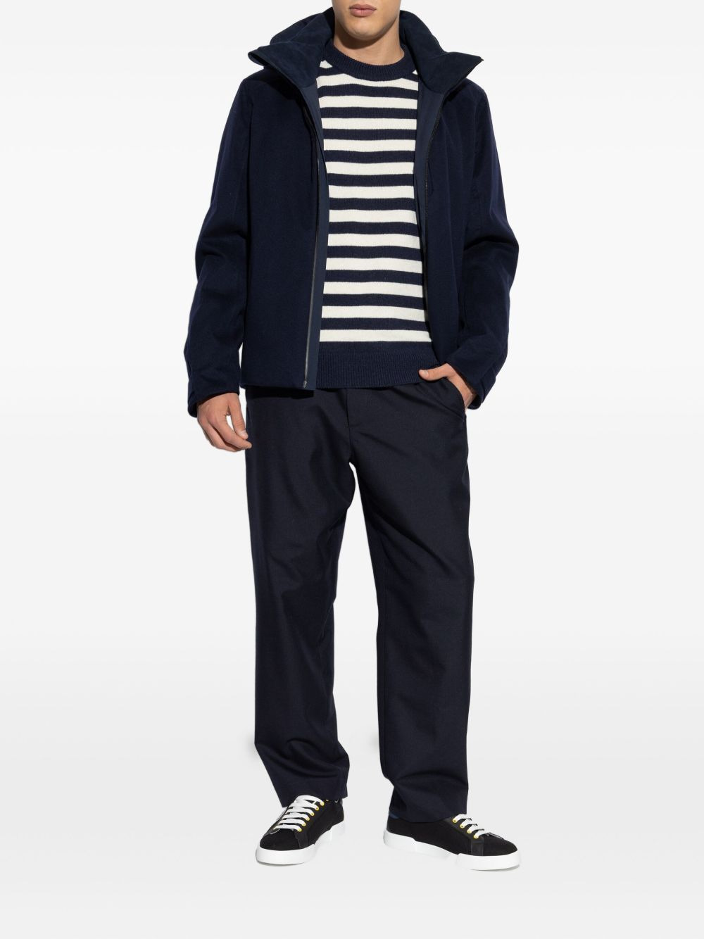 striped wool sweater - 3