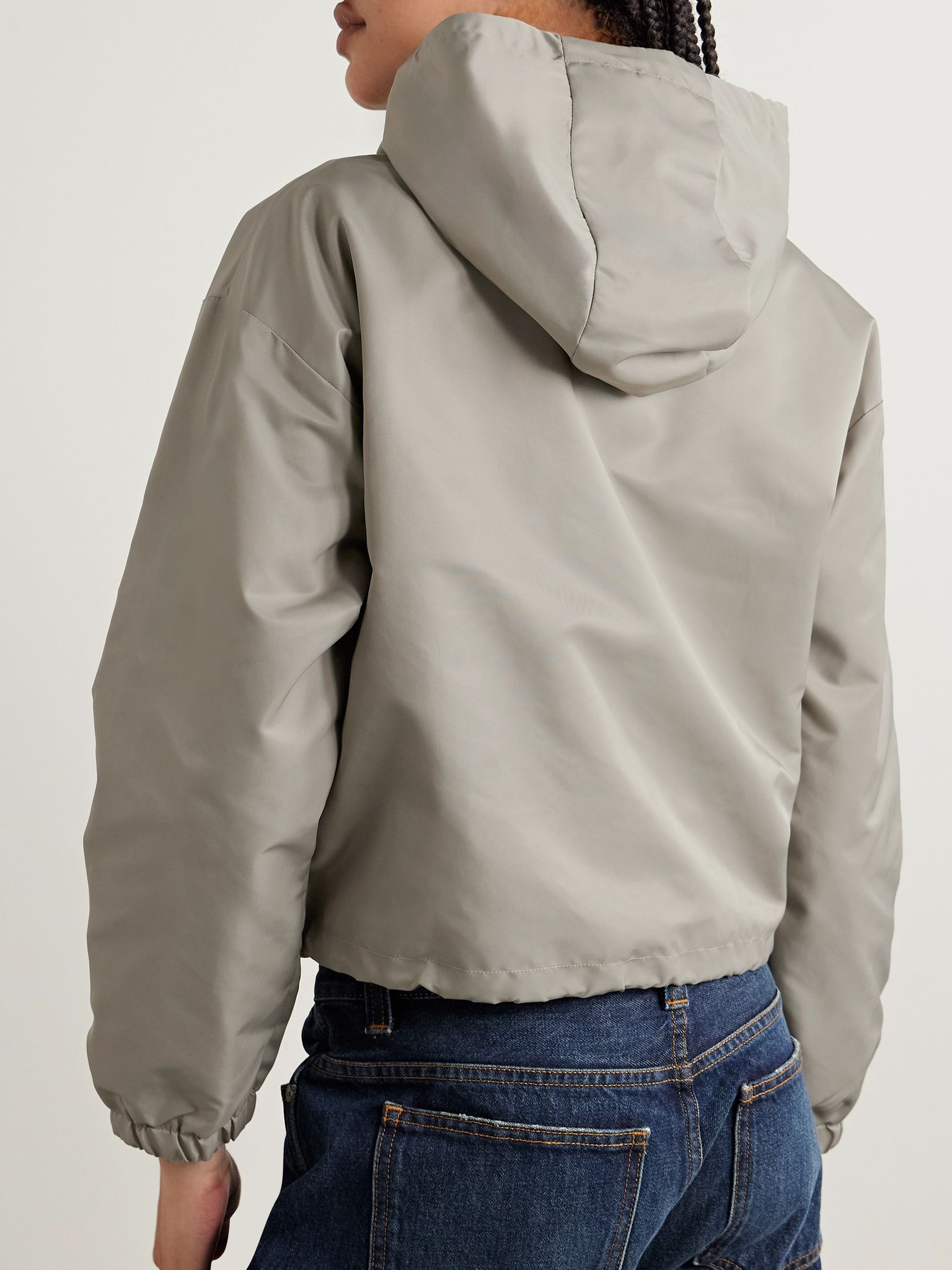 Devi hooded shell jacket Mushroom - 4