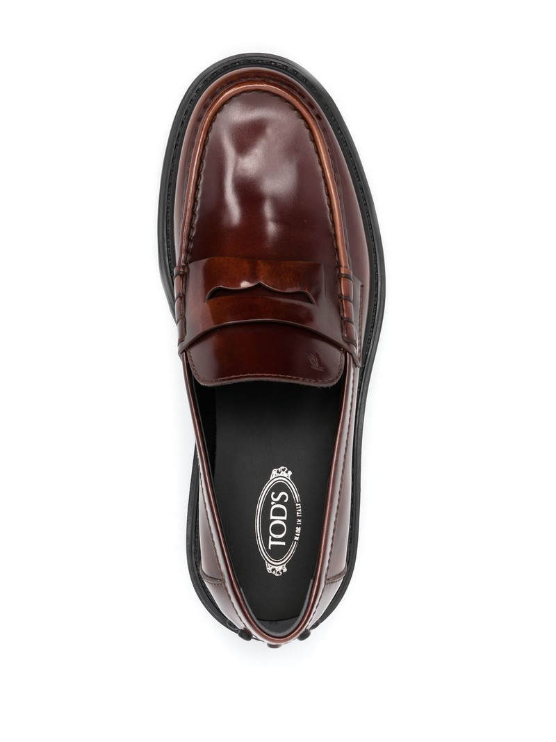 spike-stud embellished loafers 4