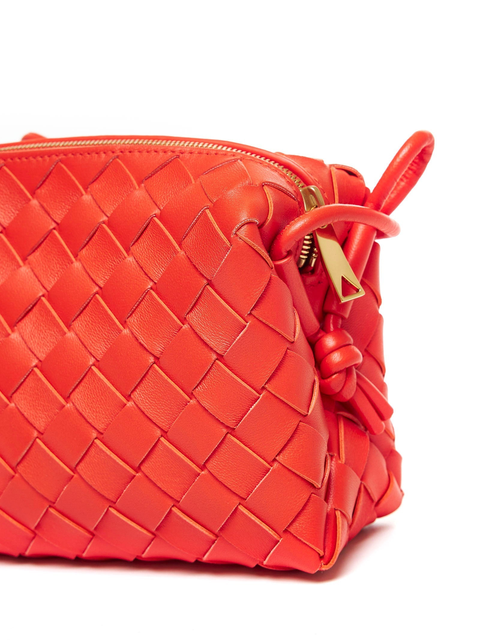 Bottega Veneta Women Mini Loop Intrecciato Leather Bag - 4