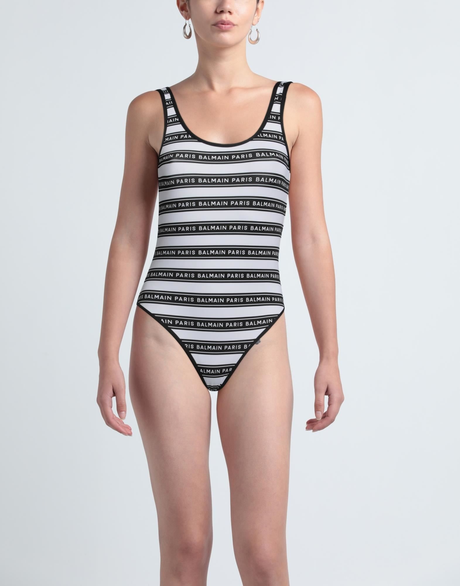 White Women's One-piece Swimsuits - 2