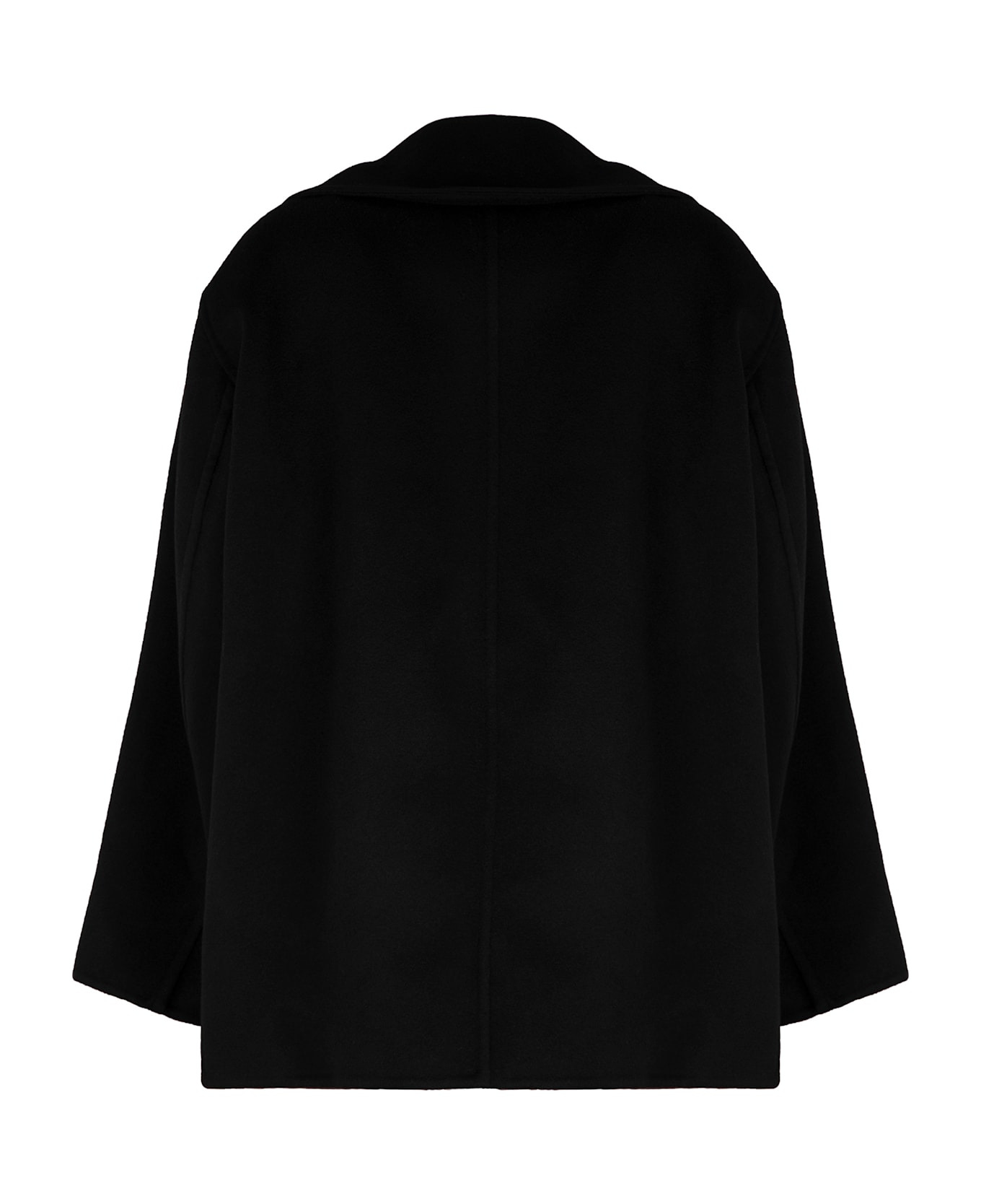 Virgin Wool Double-breasted Peacoat - 2
