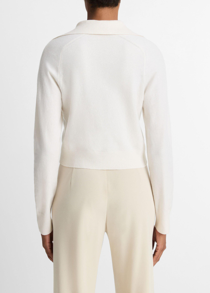 Vince Wool & Cashmere-Blend Polo Cardigan outlook