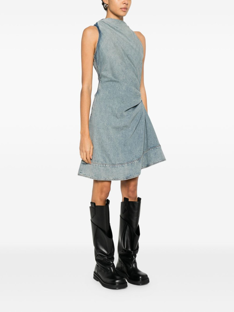 draped sleeveless mini dress 3