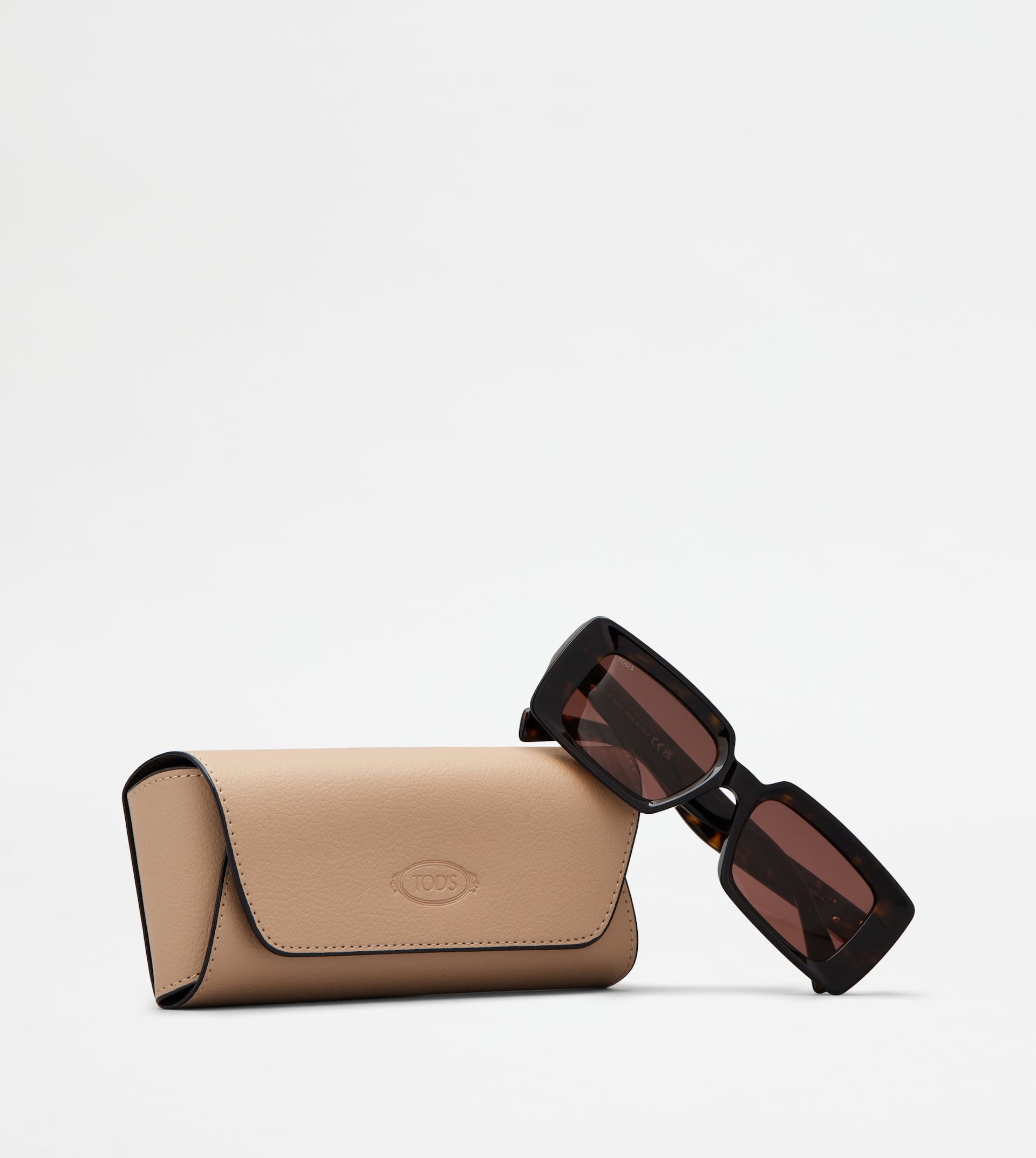 SQUARED SUNGLASSES - BROWN - 5