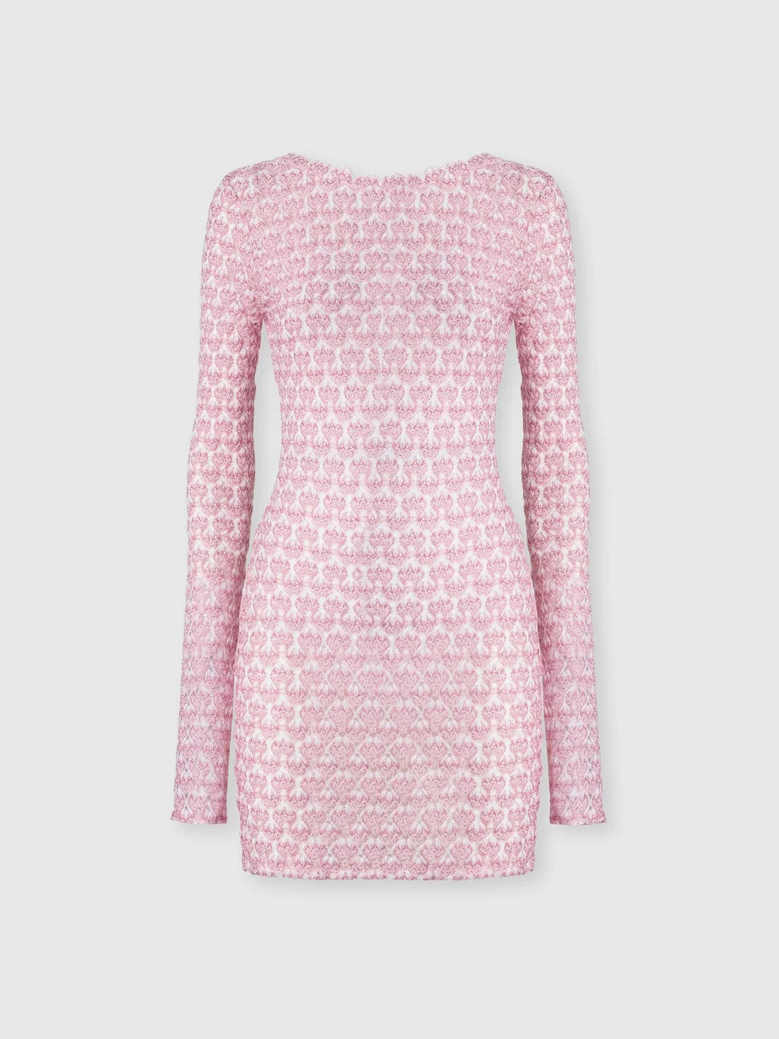 Short lace long sleeve cover-up - 1