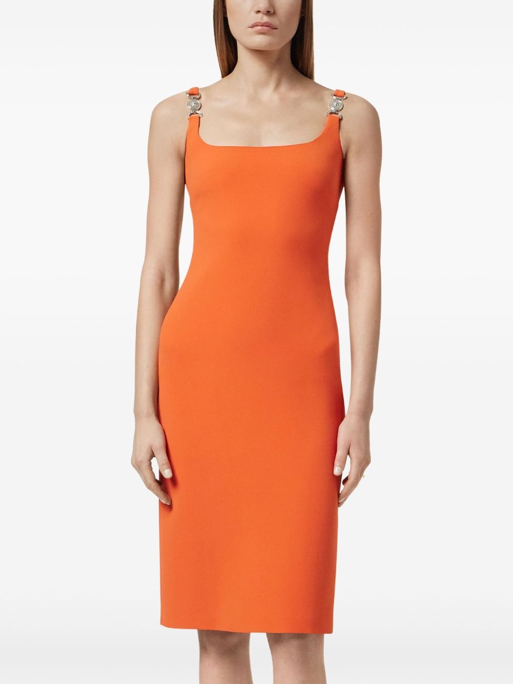 scoop-neck dress - 4