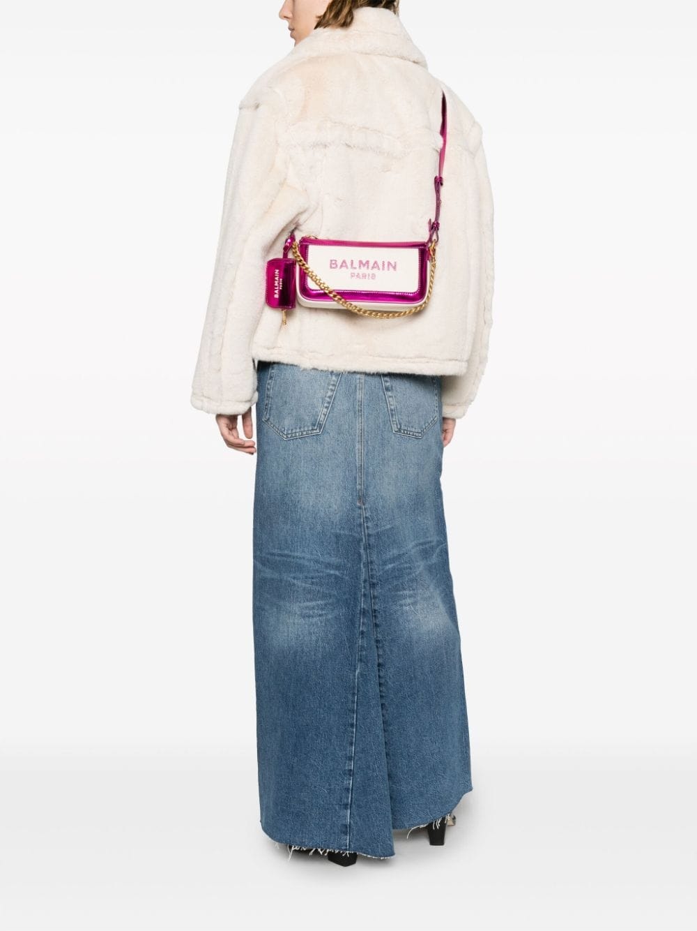 B-Army metallic-trim crossbody bag - 2