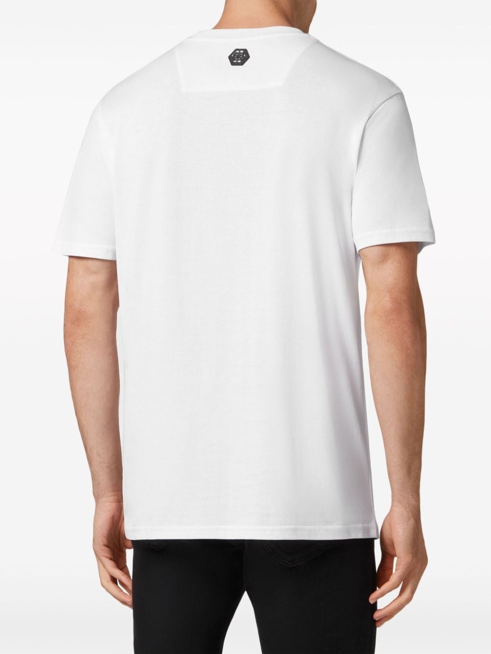 crystal-embellished cotton T-shirt - 3