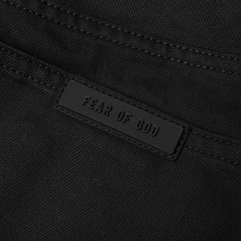 5 POCKET JEAN - JET BLACK - 4