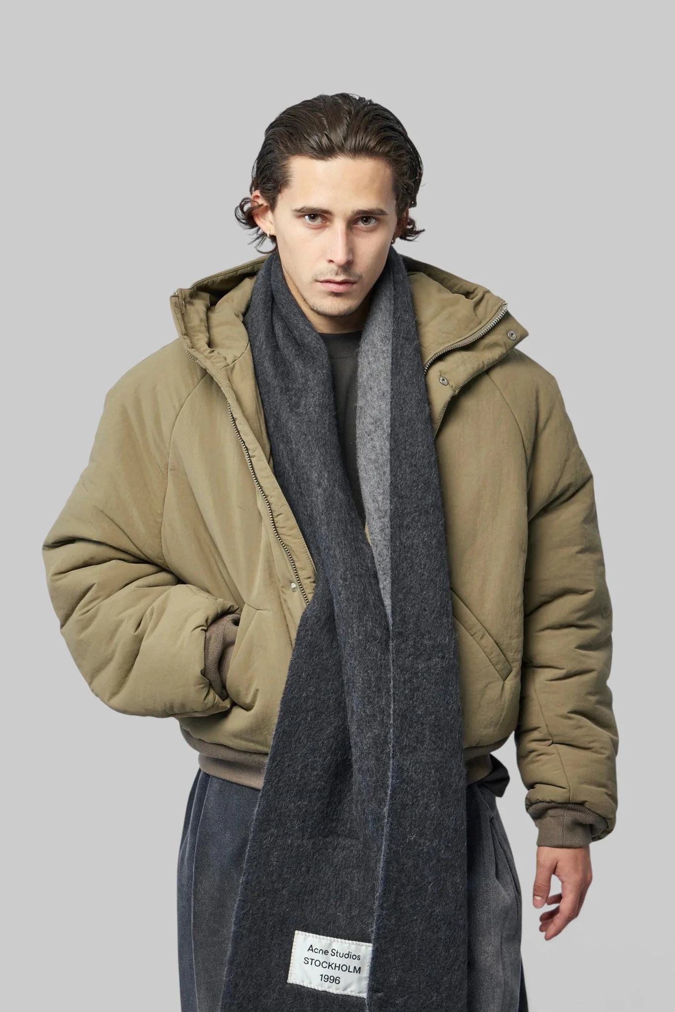 Woven Mens Coat - 1